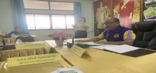 ประชุมหัวหน้าส่วนราชการ ณ ที่ว่าการอำเภอละแม