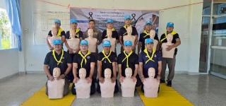 กิจกรรมอบรมในหัวข้อการปฐมพยาบาลเบื้องต้น การช่วยฟื้นคืนชีพขั้นพื้นฐาน