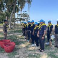 กิจกรรมจิตอาสา พัฒนาปรับปรุงภูมิทัศน์ เก็บขยะบริเวณชายหาดหน้า มหาวิทยาลัยแม่โจ้-ชุมพร